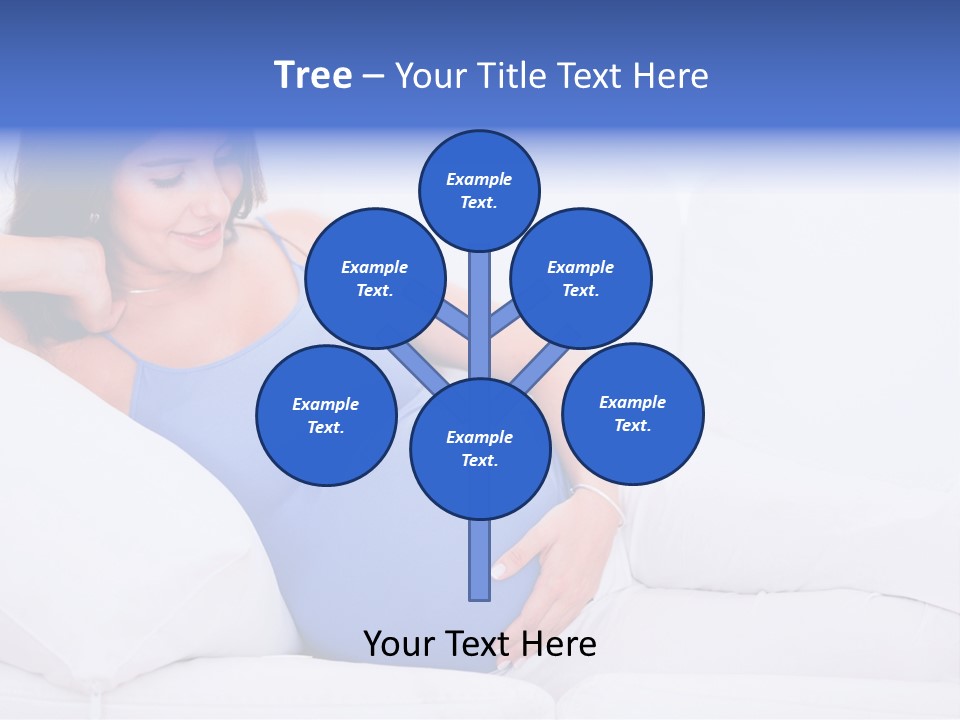 Parenthood Pregnant Joyful PowerPoint Template