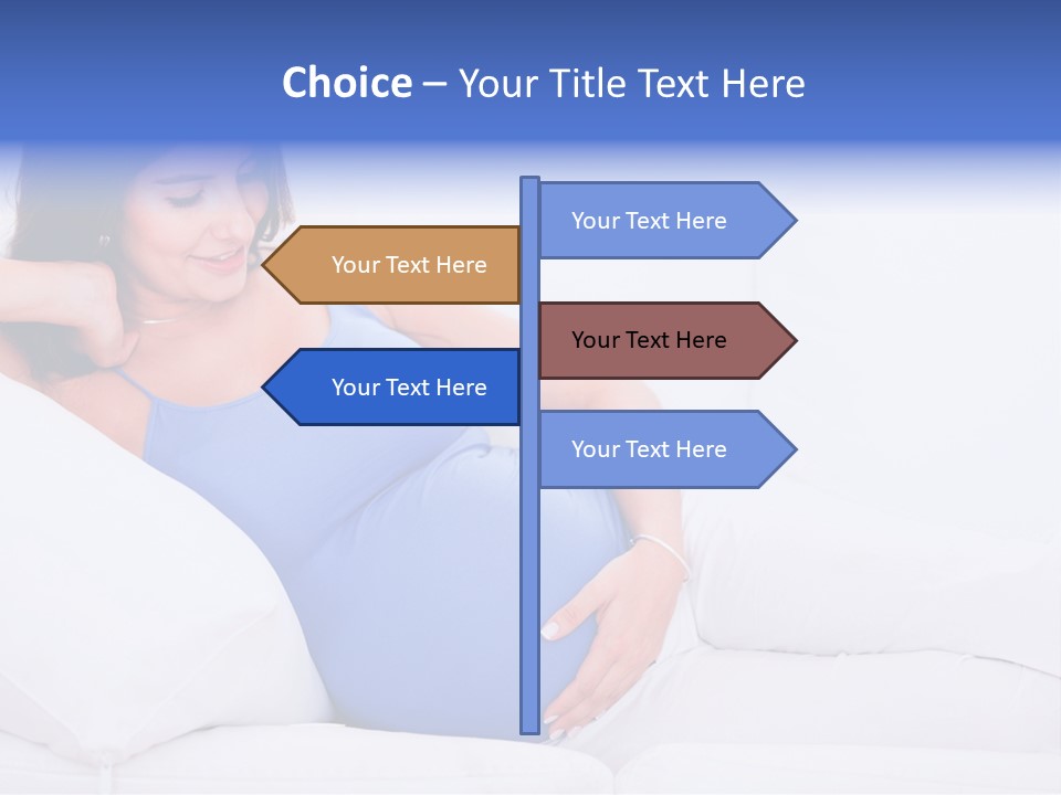 Parenthood Pregnant Joyful PowerPoint Template