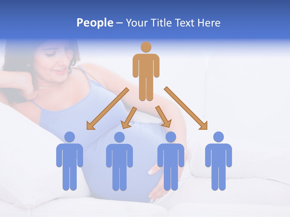 Parenthood Pregnant Joyful PowerPoint Template