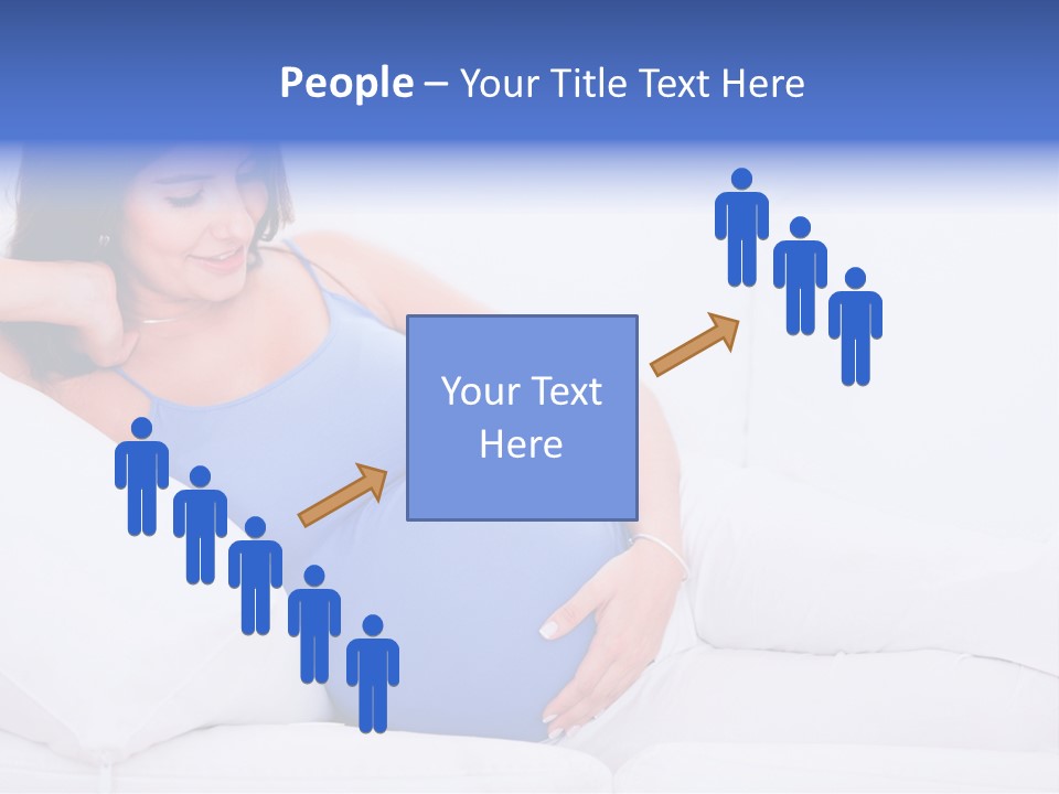 Parenthood Pregnant Joyful PowerPoint Template