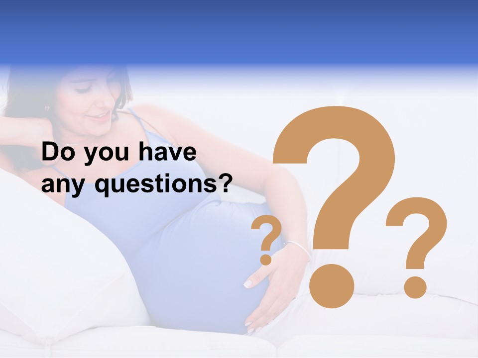 Parenthood Pregnant Joyful PowerPoint Template