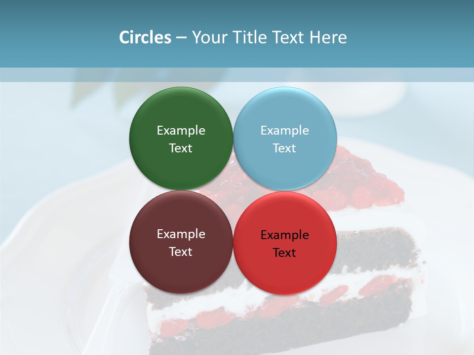 Indulgence Wolfberry Fork PowerPoint Template