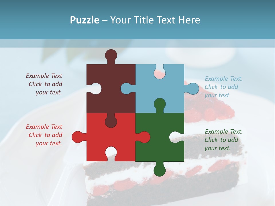 Indulgence Wolfberry Fork PowerPoint Template