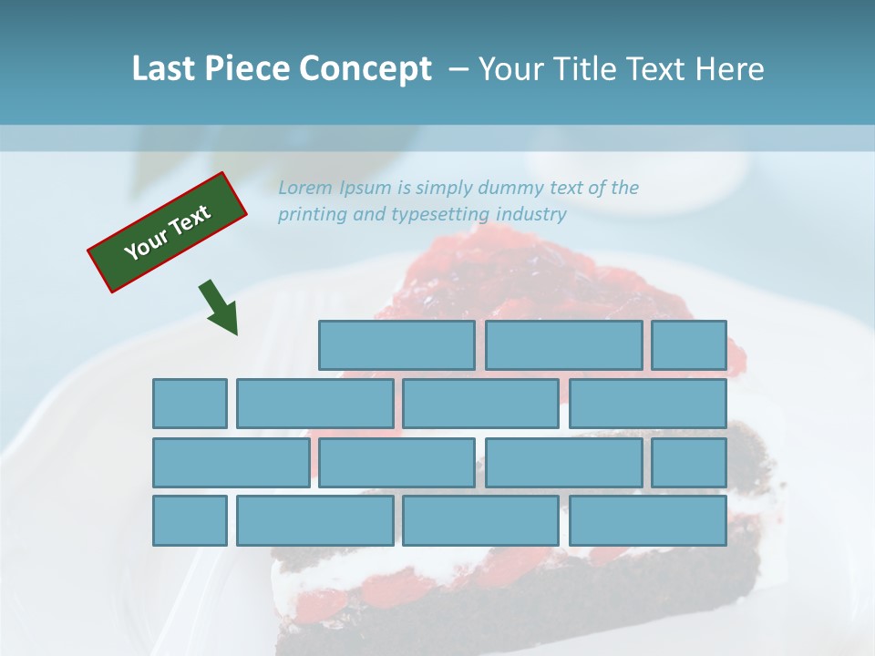Indulgence Wolfberry Fork PowerPoint Template