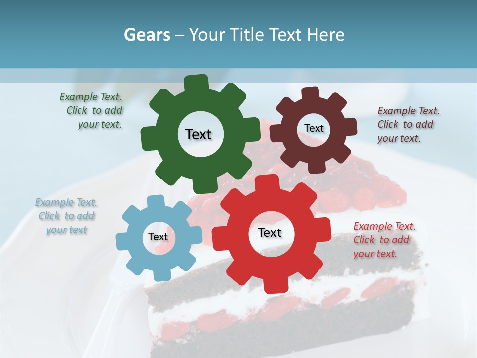 Indulgence Wolfberry Fork PowerPoint Template