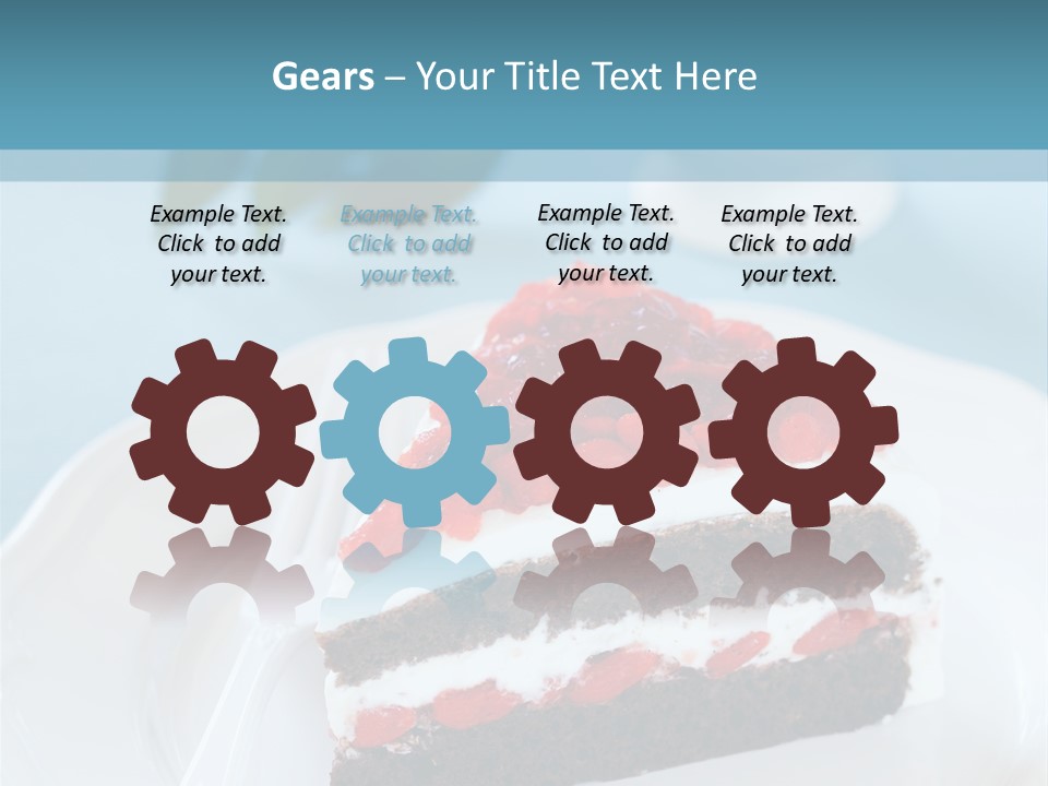 Indulgence Wolfberry Fork PowerPoint Template