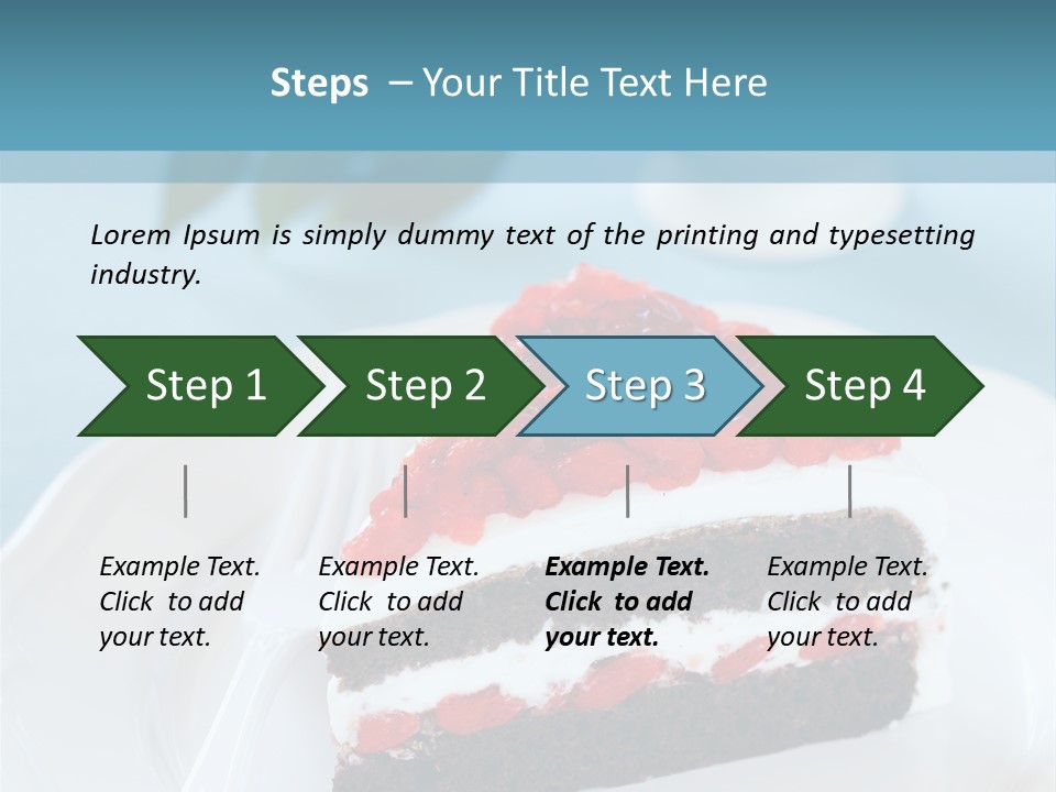 Indulgence Wolfberry Fork PowerPoint Template