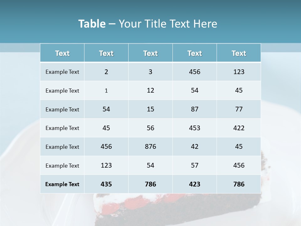 Indulgence Wolfberry Fork PowerPoint Template