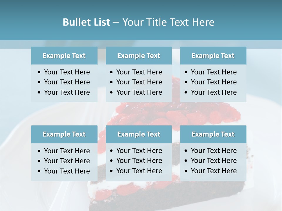 Indulgence Wolfberry Fork PowerPoint Template