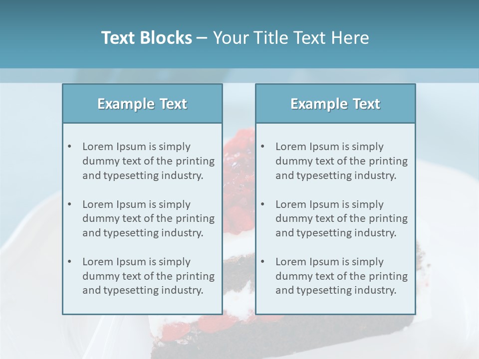 Indulgence Wolfberry Fork PowerPoint Template