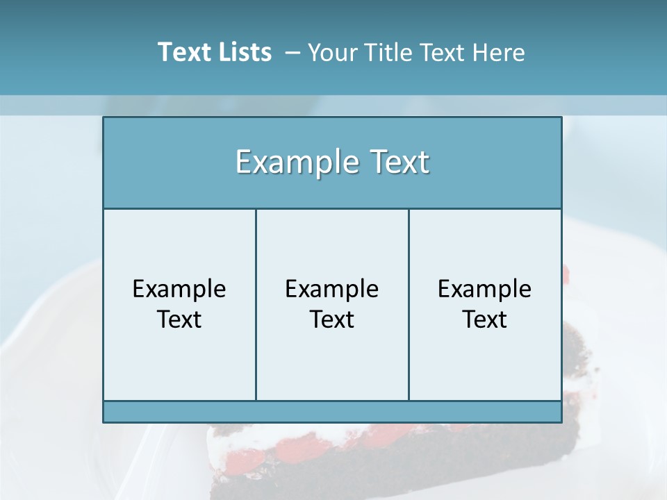 Indulgence Wolfberry Fork PowerPoint Template