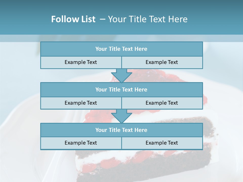 Indulgence Wolfberry Fork PowerPoint Template