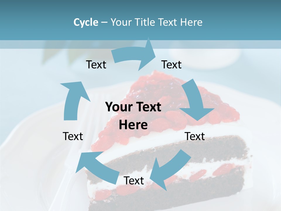 Indulgence Wolfberry Fork PowerPoint Template