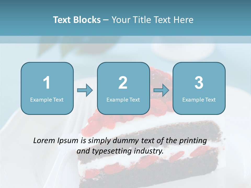 Indulgence Wolfberry Fork PowerPoint Template