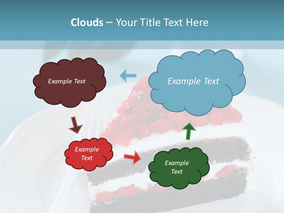 Indulgence Wolfberry Fork PowerPoint Template