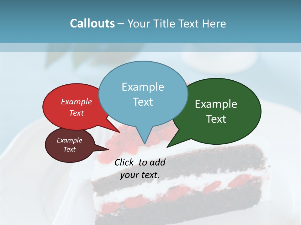 Indulgence Wolfberry Fork PowerPoint Template
