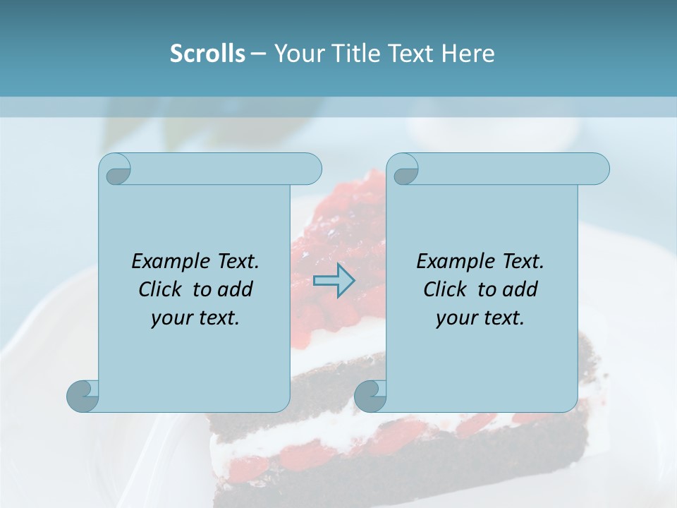 Indulgence Wolfberry Fork PowerPoint Template