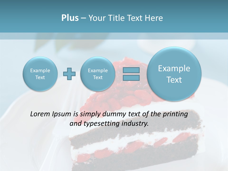 Indulgence Wolfberry Fork PowerPoint Template