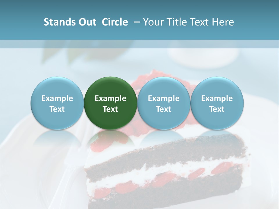 Indulgence Wolfberry Fork PowerPoint Template