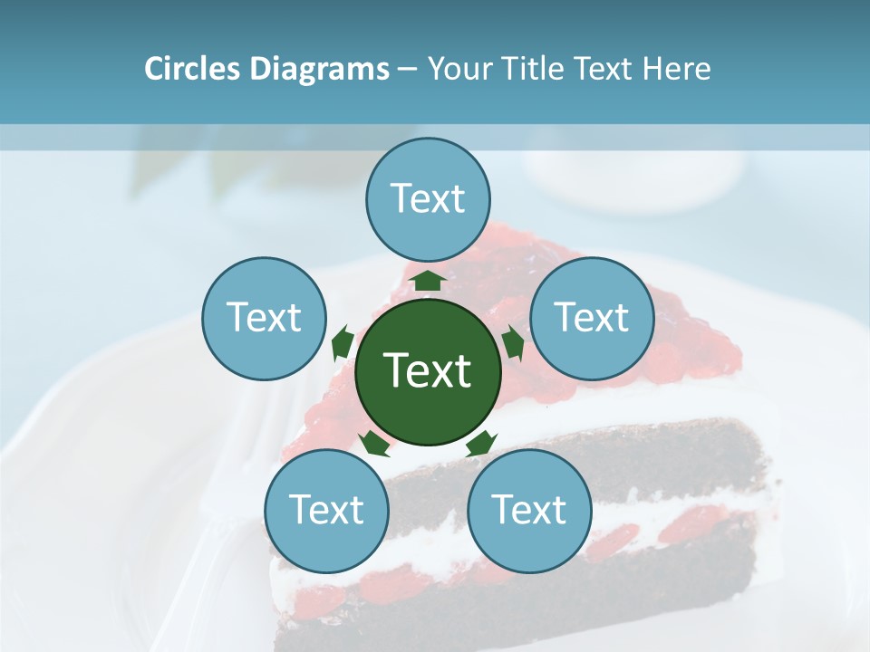 Indulgence Wolfberry Fork PowerPoint Template