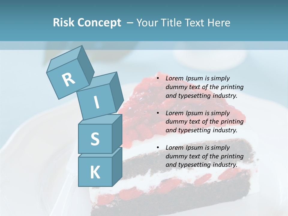 Indulgence Wolfberry Fork PowerPoint Template