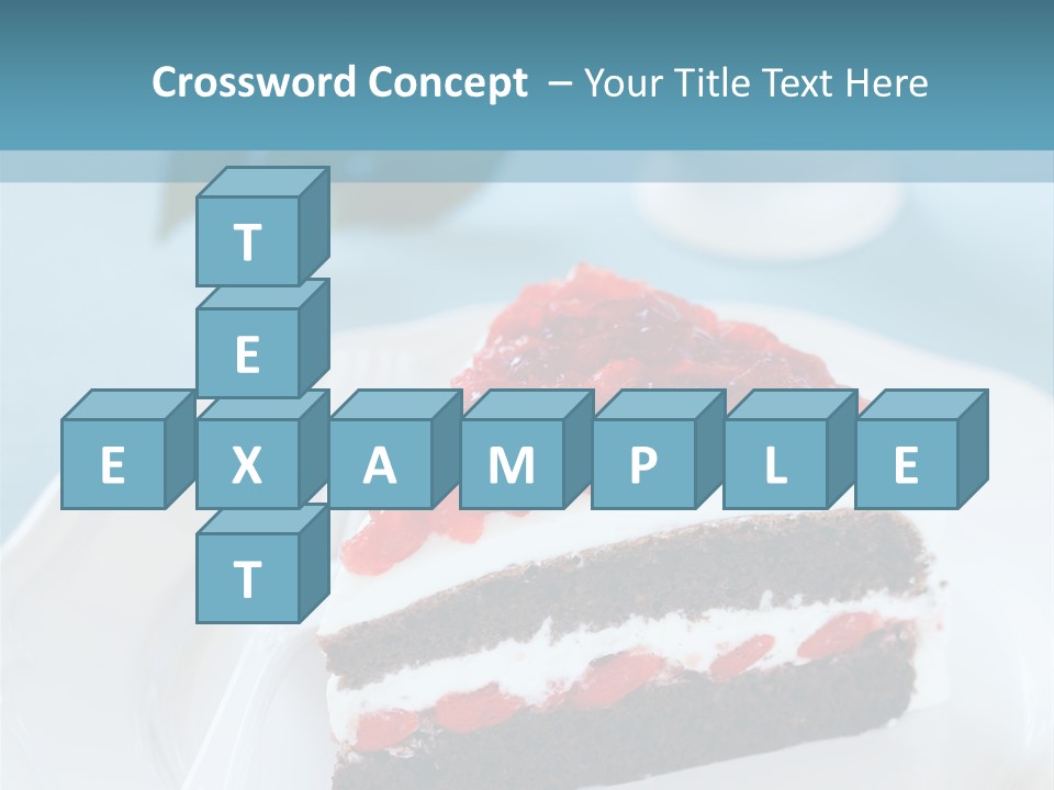 Indulgence Wolfberry Fork PowerPoint Template