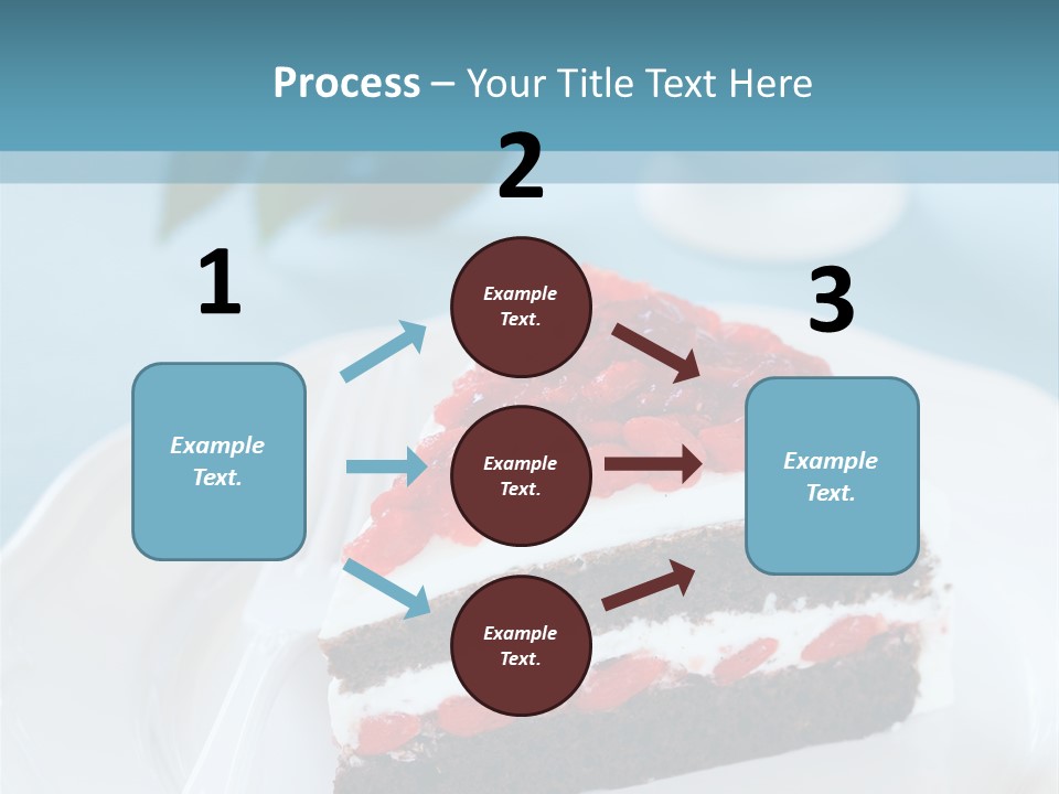Indulgence Wolfberry Fork PowerPoint Template