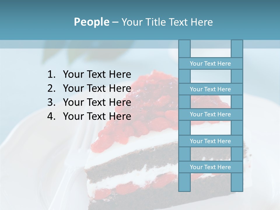Indulgence Wolfberry Fork PowerPoint Template