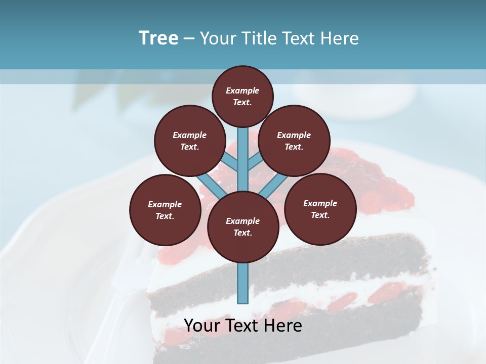 Indulgence Wolfberry Fork PowerPoint Template