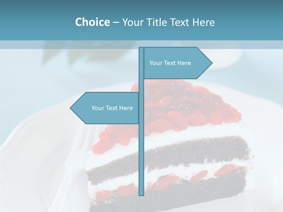 Indulgence Wolfberry Fork PowerPoint Template