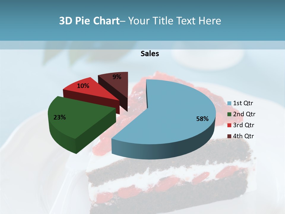 Indulgence Wolfberry Fork PowerPoint Template