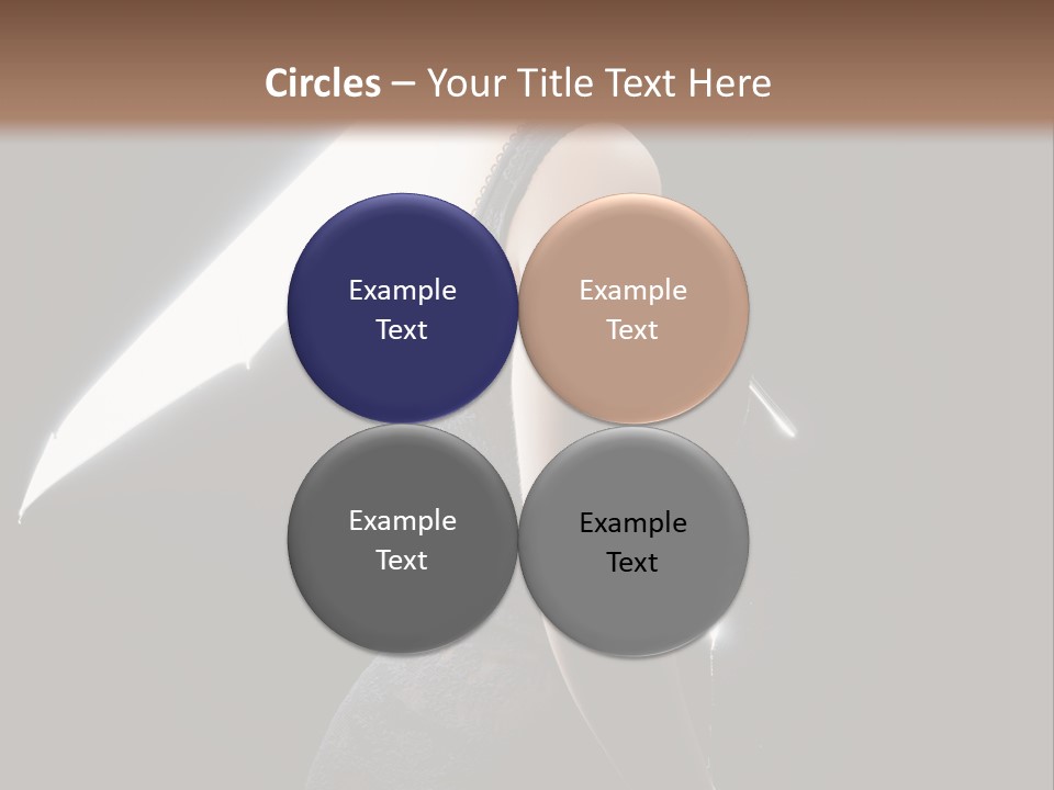 Photography Agency Woman PowerPoint Template