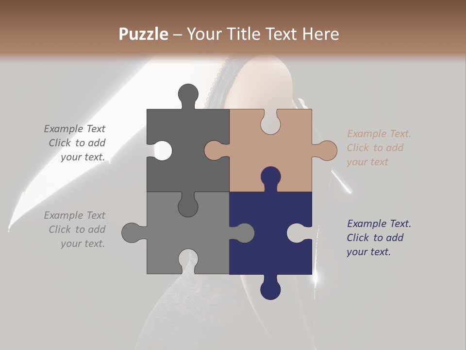 Photography Agency Woman PowerPoint Template