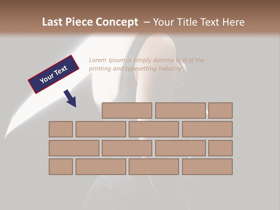 Photography Agency Woman PowerPoint Template