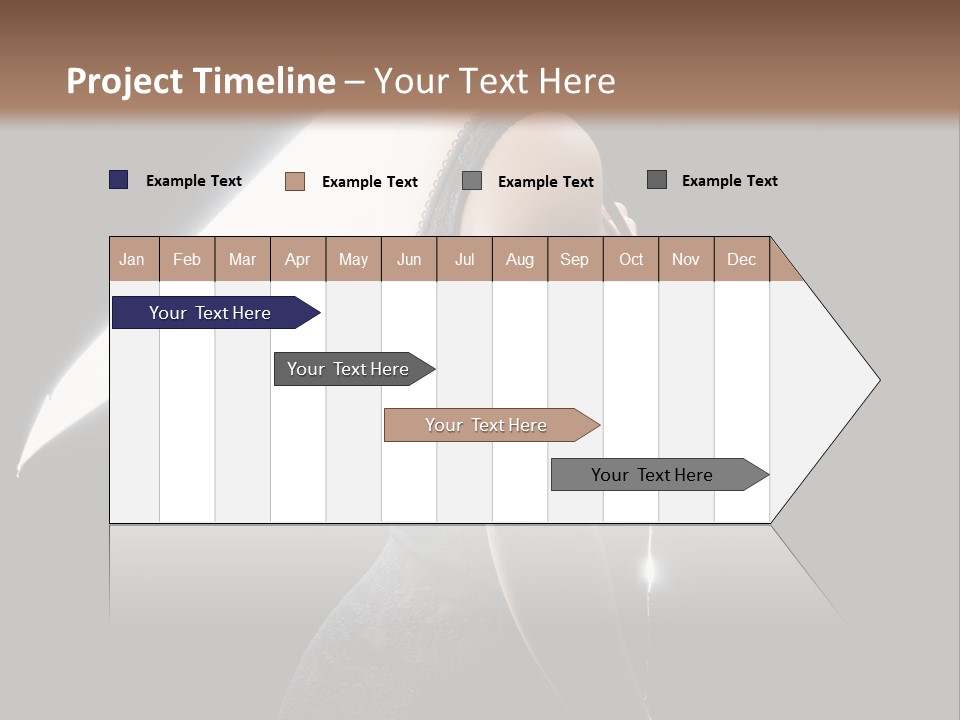 Photography Agency Woman PowerPoint Template