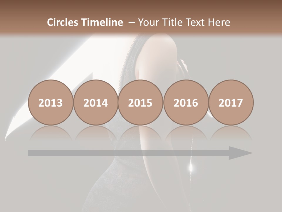 Photography Agency Woman PowerPoint Template
