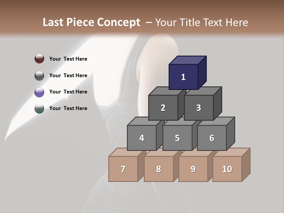 Photography Agency Woman PowerPoint Template