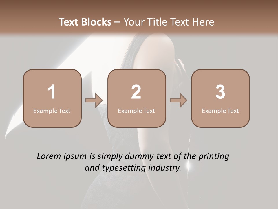 Photography Agency Woman PowerPoint Template
