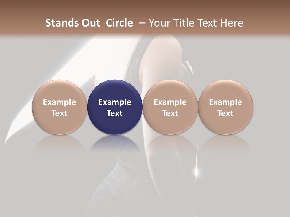Photography Agency Woman PowerPoint Template
