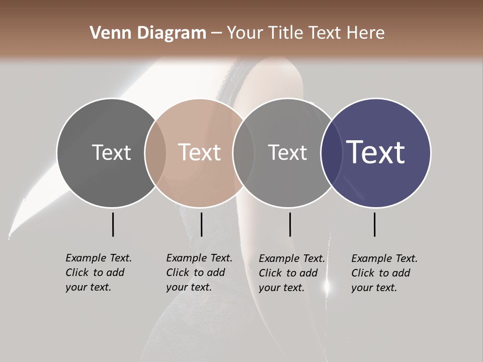 Photography Agency Woman PowerPoint Template