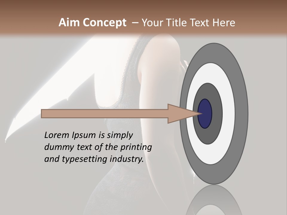 Photography Agency Woman PowerPoint Template