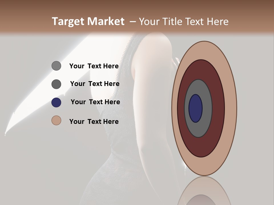 Photography Agency Woman PowerPoint Template