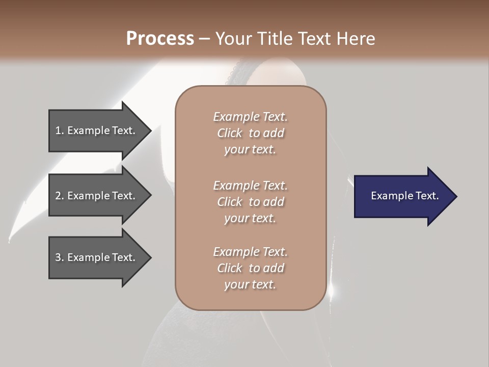 Photography Agency Woman PowerPoint Template