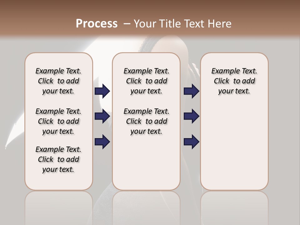 Photography Agency Woman PowerPoint Template