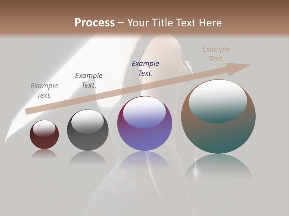 Photography Agency Woman PowerPoint Template