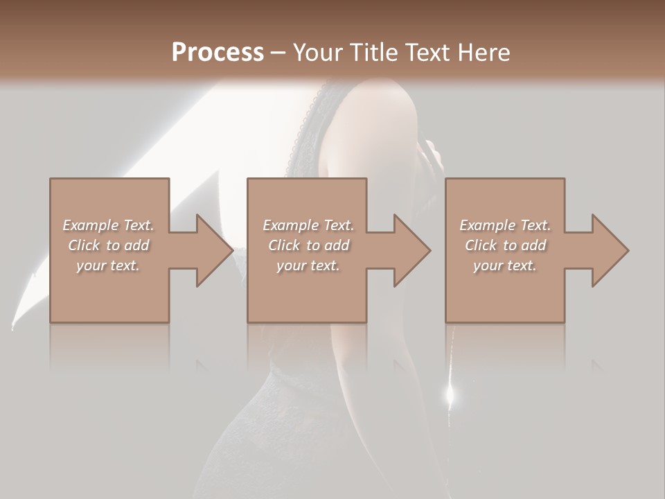 Photography Agency Woman PowerPoint Template