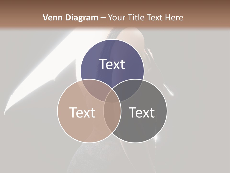 Photography Agency Woman PowerPoint Template