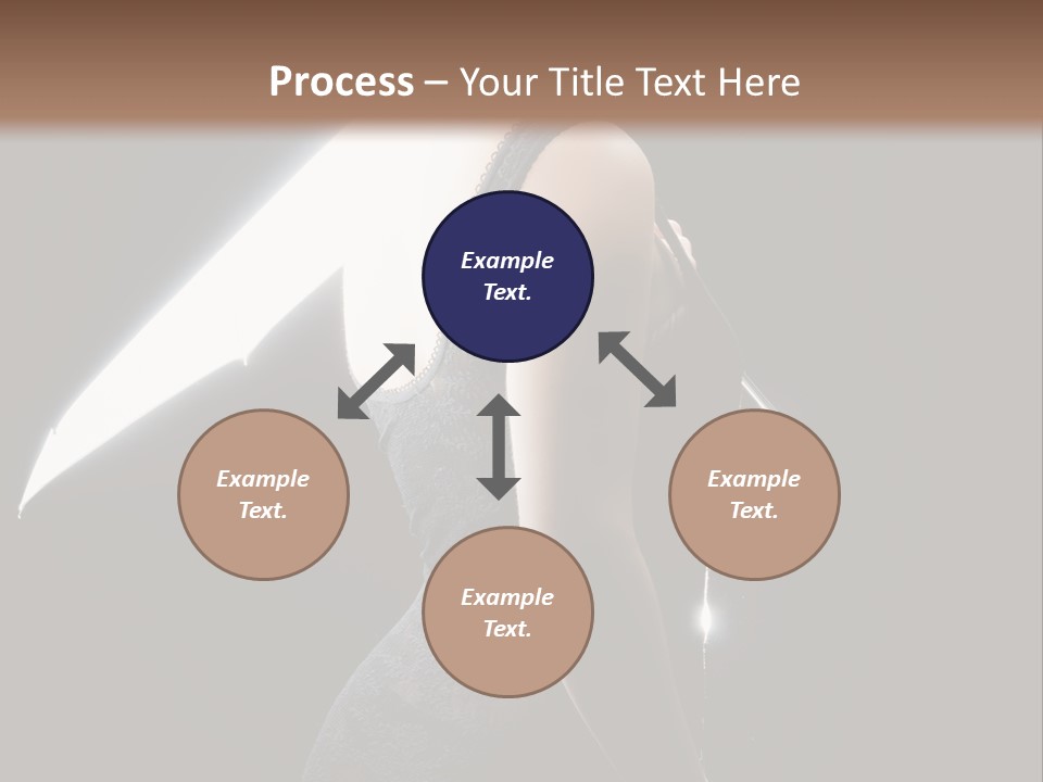 Photography Agency Woman PowerPoint Template