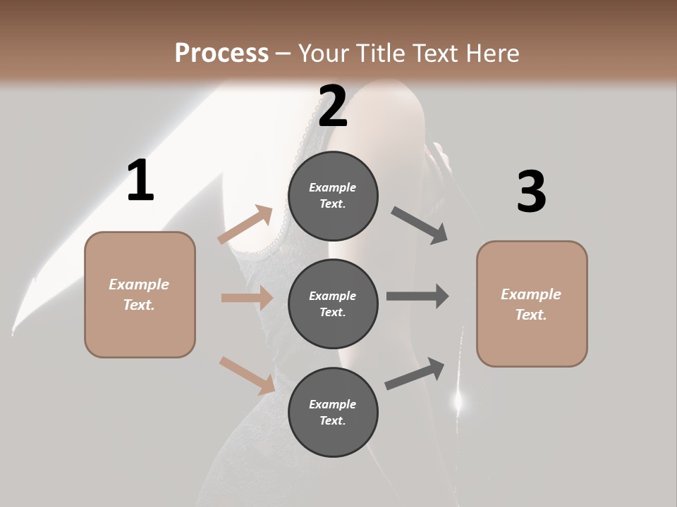 Photography Agency Woman PowerPoint Template
