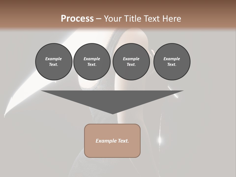 Photography Agency Woman PowerPoint Template